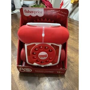 WB Fisher Price - Red Chatter Phone Mattel 80th Anniversary (Pretend Play)